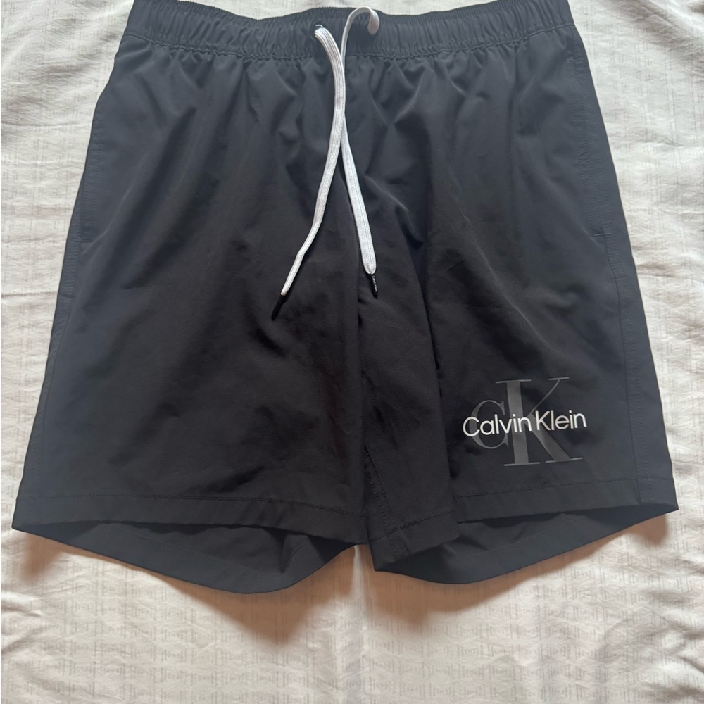 Calvin Klein Charcoal Swim Trunks